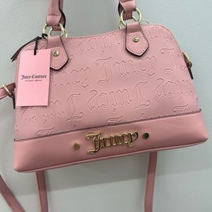 Juicy Couture Pink Big Bag Purse Crossbody straps and Shoulder Bag